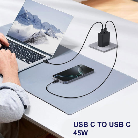 45W Type C Super Fast Charging Block,35W+10W Dual USB-C Port Charger Block with 4FT/6FT/4FT/6FT Type C Charger Cable for Samsung Galaxy S25/S24/S23/S22/S21/i Phone 17/16/15 🍁 All In One Marketplace Canada