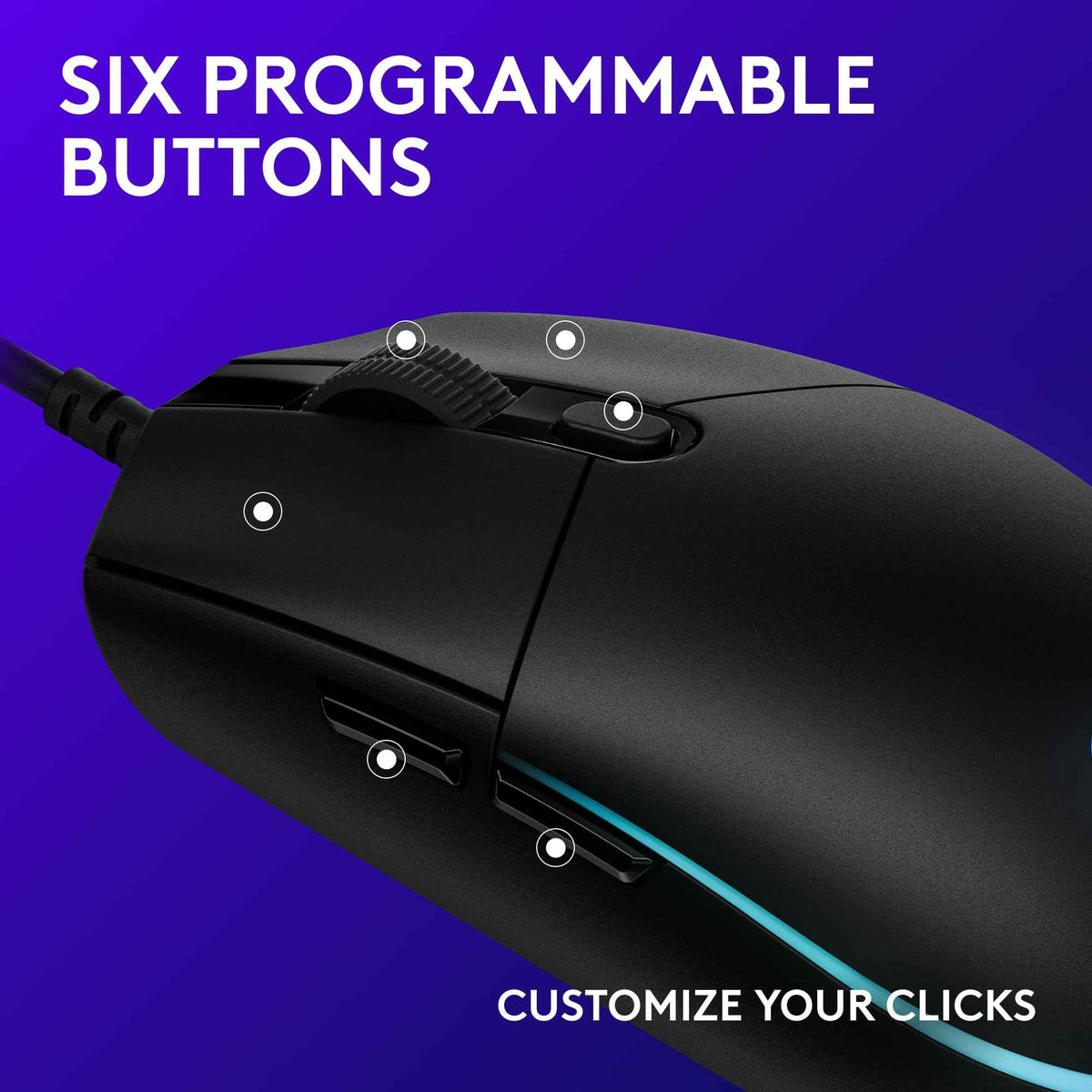 Logitech G203 Wired Gaming Mouse - Black 🍁 All In One Marketplace Canada