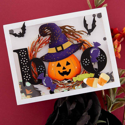 Spellbinders Halloween Wreath Add-Ons Etched Dies by Suzanne Hue, Metal