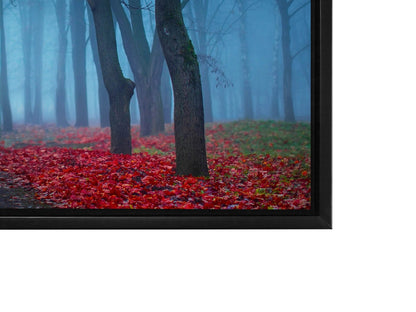 Canvas Print- Blue Mist Trees- Wall Art