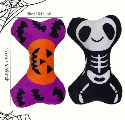 Halloween Bone Dog Toy | Plush Dog Toy