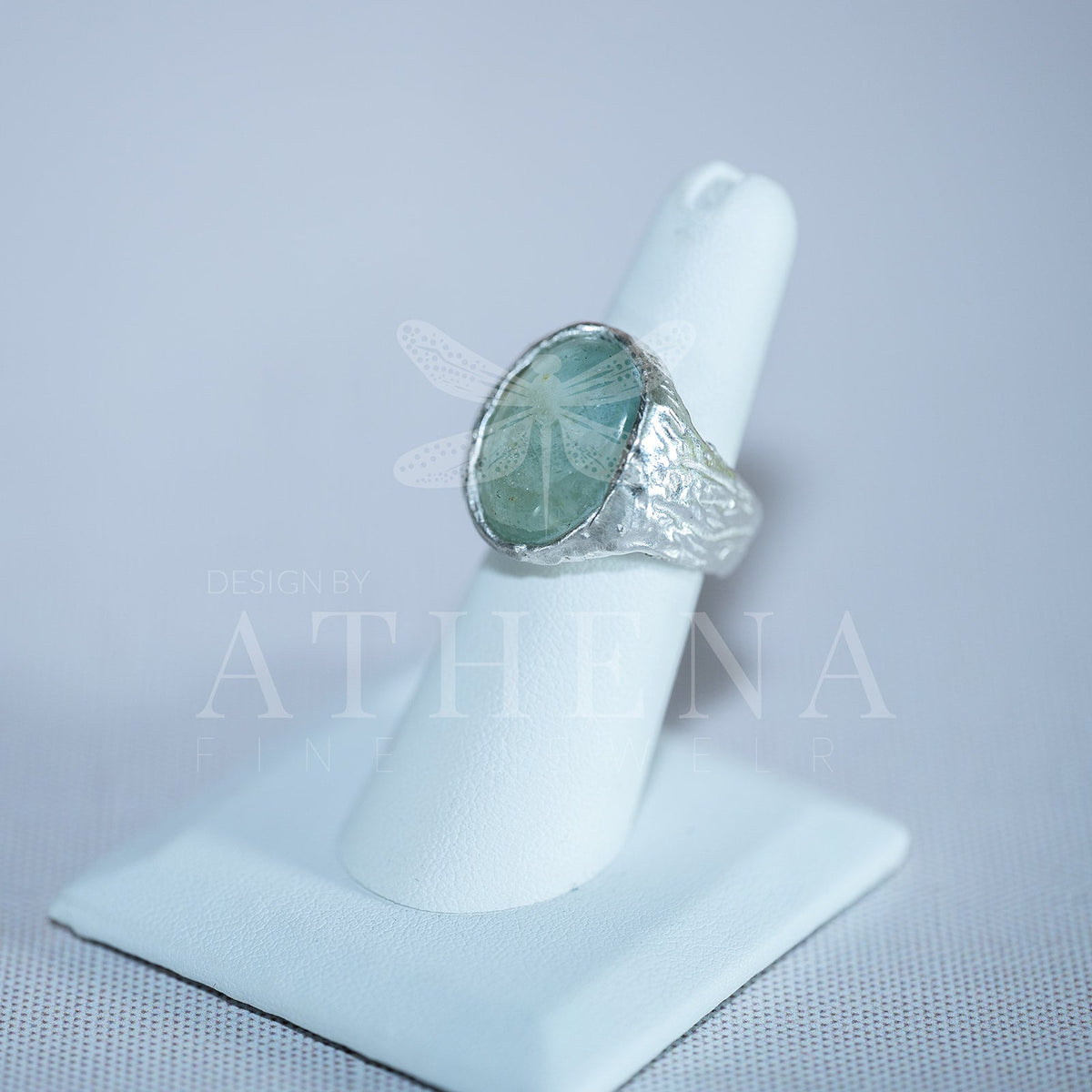 Seraphina’s Sea Ring — Ready-to-Ship Aquamarine Birthstone Ring