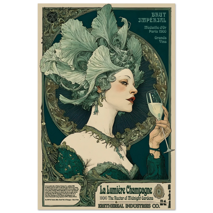 La Lumière Champagne - Poster & Framed Print