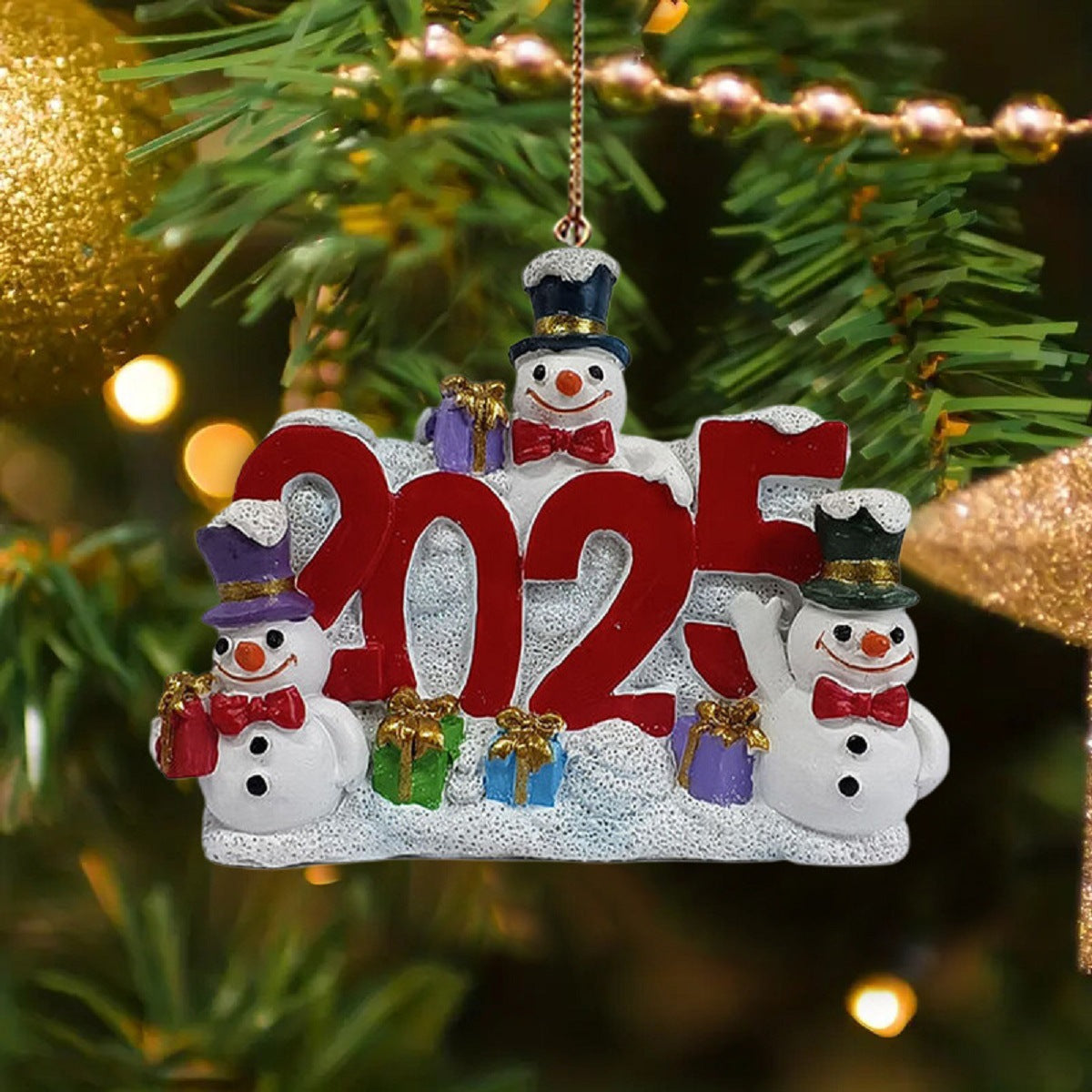 Snowman Resin Ornaments