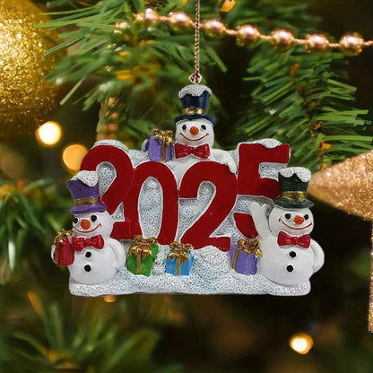 Snowman Resin Ornaments