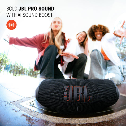 JBL Charge 6 - Portable Waterproof & Drop-Proof Bluetooth Speaker, Bold Pro Sound with AI Sound Boost, 28Hrs of Playtime, Built-in powerbank & Comes with a Sturdy/Removable Carrying Strap (Squad) 🍁 All In One Marketplace Canada