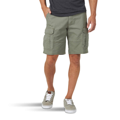 Wrangler Authentics Men's Classic Cargo Stretch Short, Dusty Olive, 36 🍁 All In One Marketplace Canada