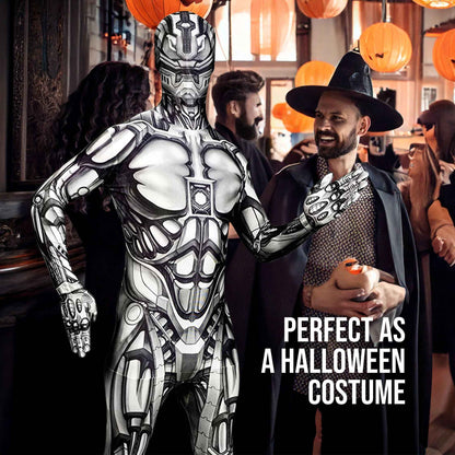 Morphsuits Monster The Android, Multi, Medium Skinsuit
