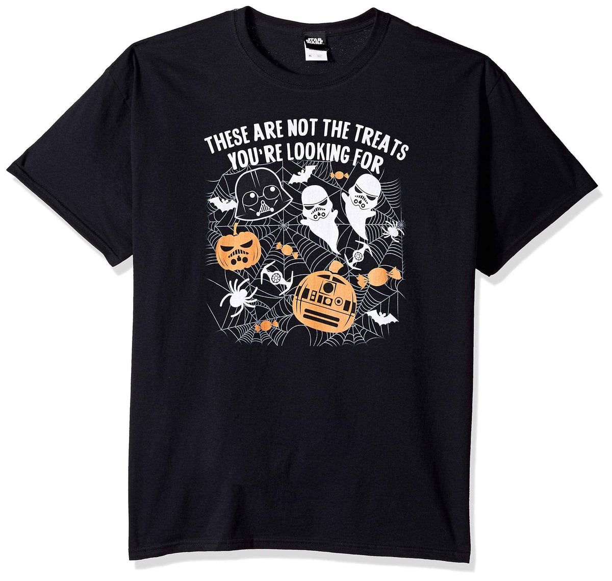 STAR WARS Licensed Halloween Not The Treats Men's Tee, Black, X-Large