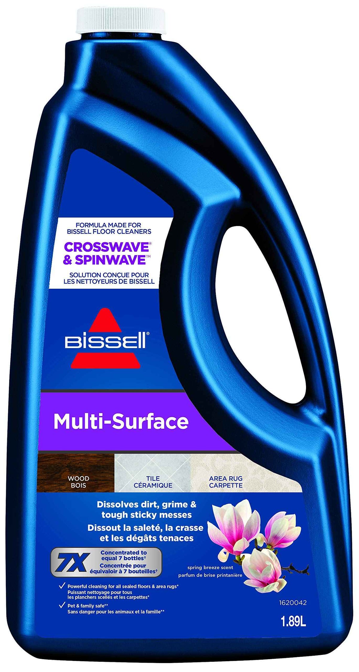 BISSELL Multi-Surface Formula for CrossWave & SpinWave, Wet/Dry Vacuum Solution (64oz), 1789N 🍁 All In One Marketplace Canada