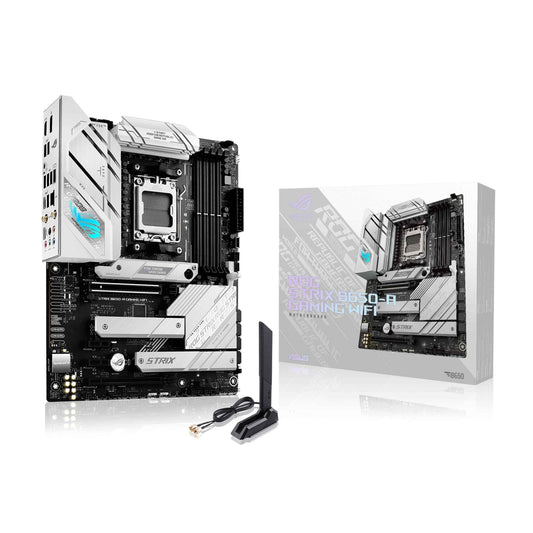 ASUS ROG Strix B650-A Gaming WiFi AMD B650 AM5 Ryzen Desktop 9000 8000 & 7000 ATX Motherboard, 12 + 2 Power Stages, DDR5, 3X M.2 Slot, PCIe 4.0, 2.5G LAN, WiFi 6E, USB 3.2 Gen 2x2 Type-C, Aura Sync 🍁 All In One Marketplace Canada