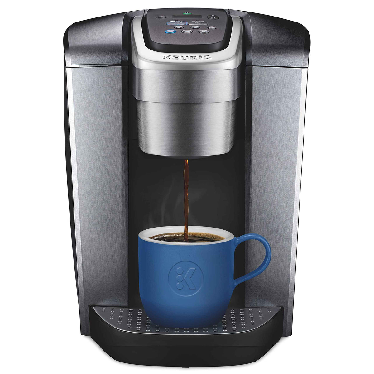 Keurig K-Elite Single Serve K-Cup Pod Coffee Maker, With Iced Brew Functionality And Quiet Brew Technology, Brushed Silver 🍁 All In One Marketplace Canada
