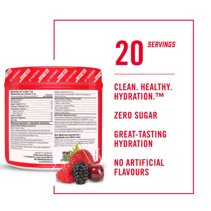 BioSteel Electrolyte Hydration Mix, Mixed Berry, 20 Servings 🍁 All In One Marketplace Canada