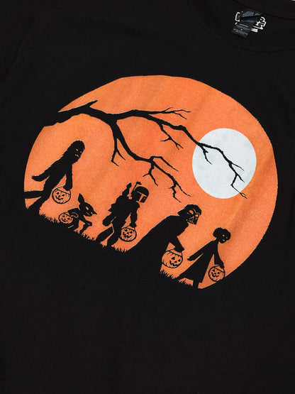 Star Wars Licensed Halloween The Haunt Men's Tee, Black, Medium