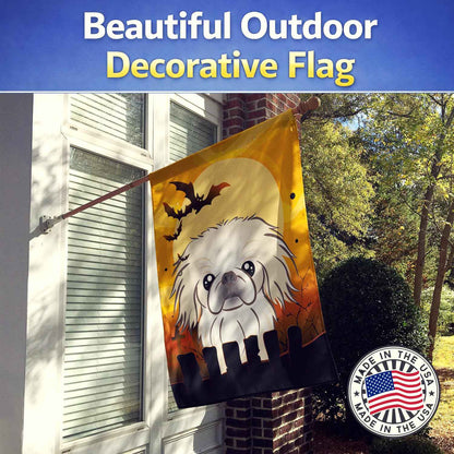 Caroline's Treasures BB1779CHF Halloween Pekingese Canvas House Size Flag, Multicolor, Large