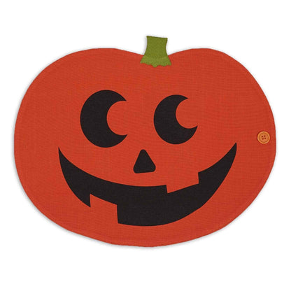 DII Jack O' Lantern Halloween Placemat Table Runner (Set of 4)