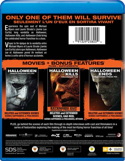 Halloween Trilogy (Halloween / Halloween Kills / Halloween Ends) [Blu-ray]