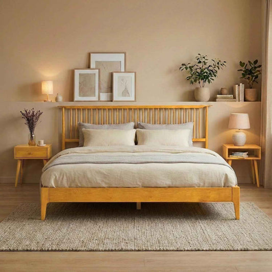 Ruby Solid Wood Bed Frame