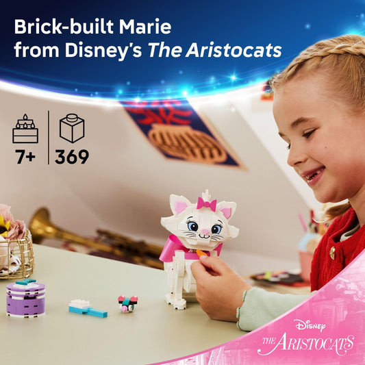 LEGO Disney The Aristocats Adorable Marie Toy Building Set - Bedroom or Desk Decor for Girls & Boys, Ages 7+ - Disney Gifts for Kids & Fans - 43286 🍁 All In One Marketplace Canada