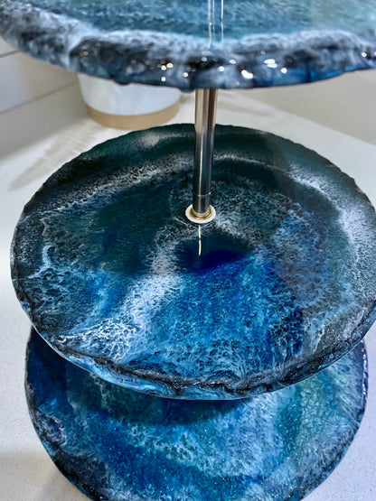 Slate Tiered Serving Platter - AURABAGS SHOP