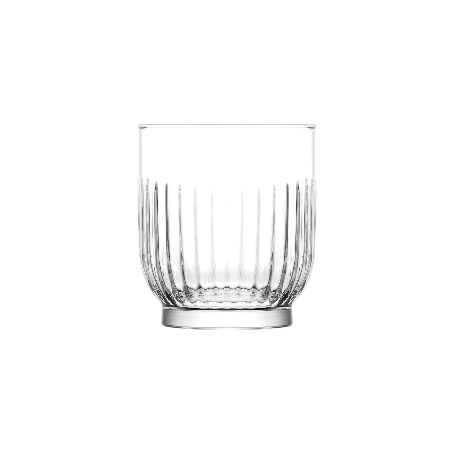 Ribbed Whisky Glasses 11oz - LAV TOKYO - Set of 6