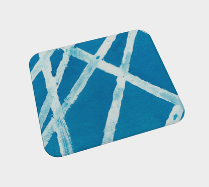 Small | Desk Mat | White Lines