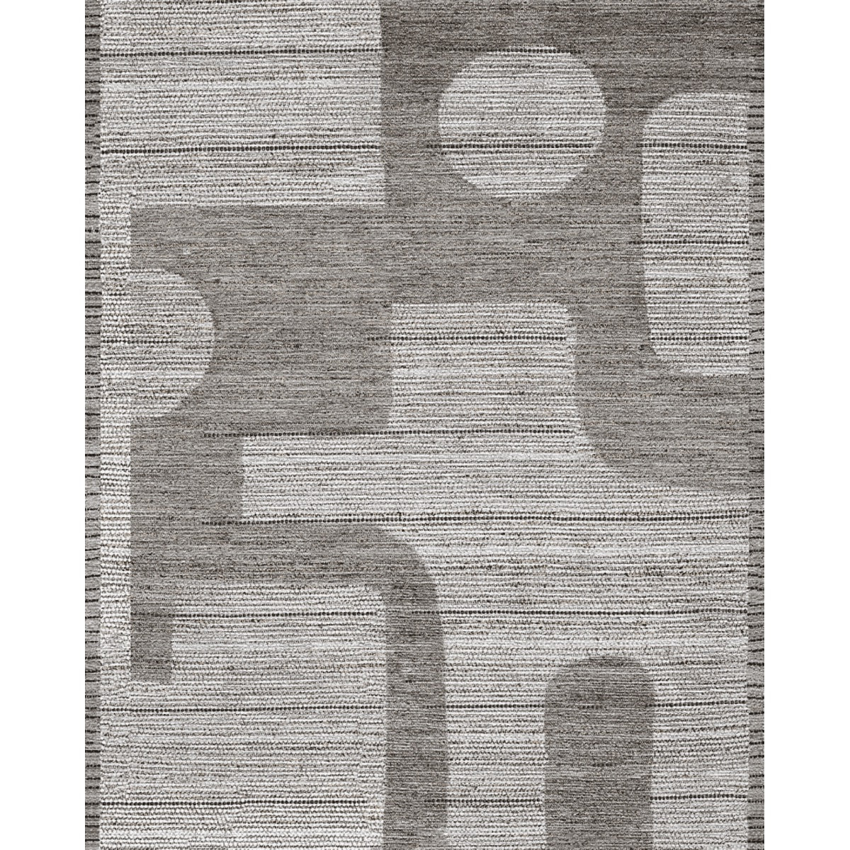 Teppich Puzzo Grau Silber