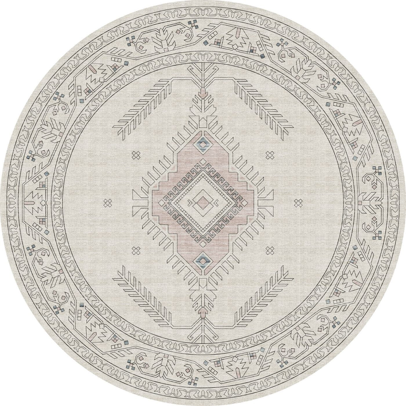 Teppich Charna Natur Beige