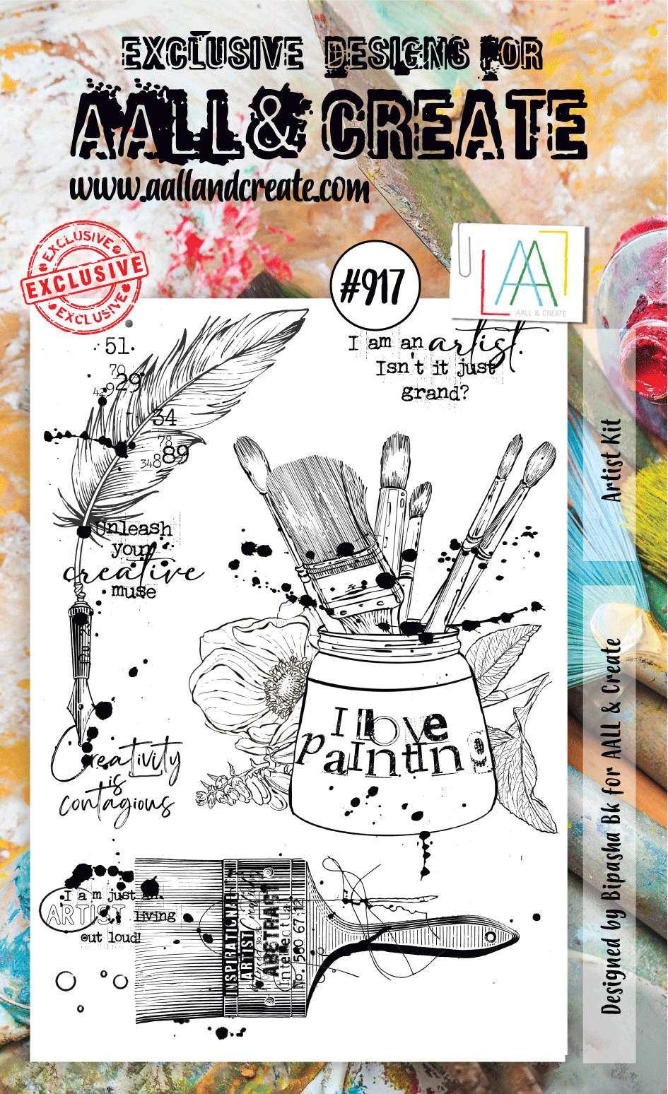 AALL and Create Stamp Set - 917 - Artist Kit