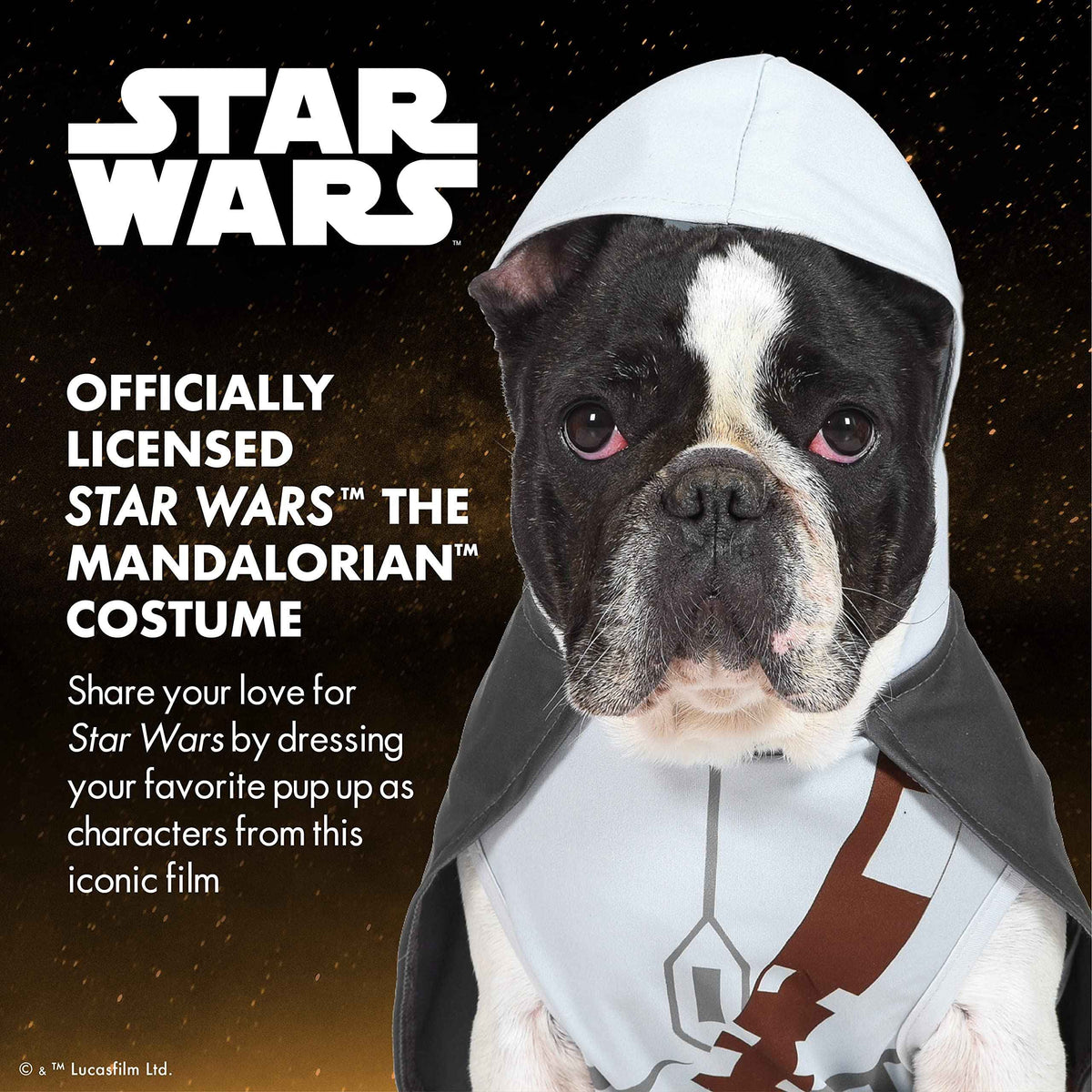 Star Wars for Pets The Mandalorian Dog Costume, Extra Extra Large