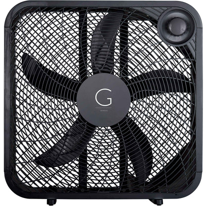 Genesis 20" Box Fan, 3 Settings, Max Cooling Technology, Carry Handle, Black (G20BOX-BLK) 🍁 All In One Marketplace Canada