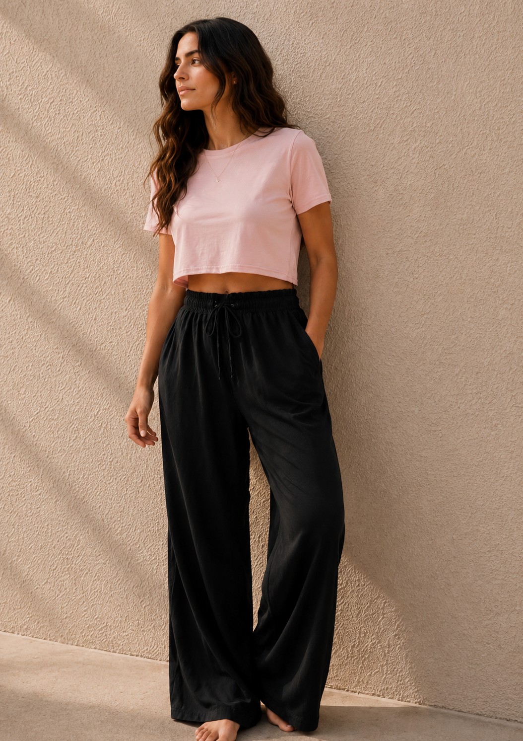 Pantalon Palazzo