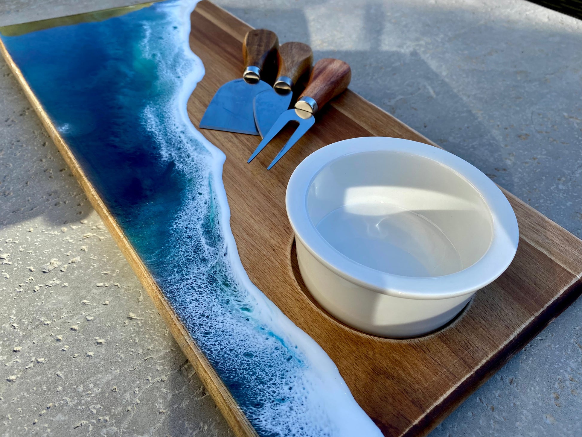 Acadia Charcuterie Board Gift set - AURABAGS SHOP
