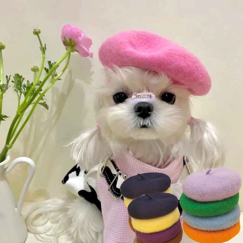 Dog Beret Hat | Paris Dog Beret