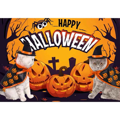 Pumpkin Witch Halloween Costume for Dogs – Fall Dog Outfit