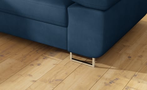 Anton Storage Sleeper Sectional Sofa - Navy Blue
