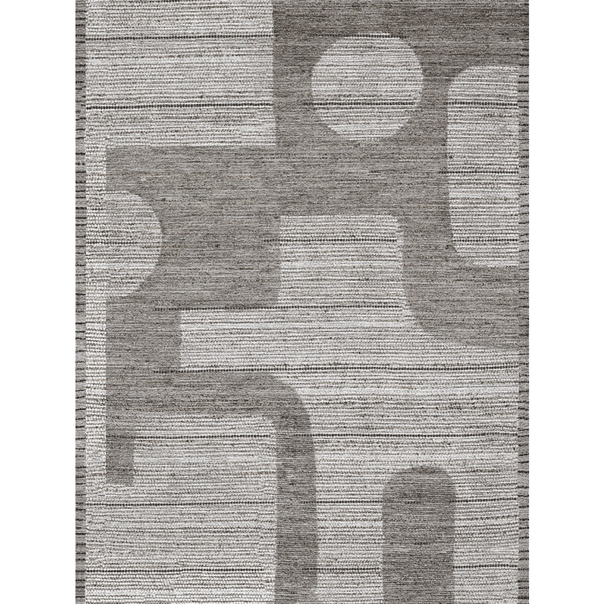 Teppich Puzzo Grau Silber