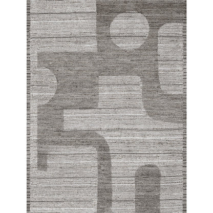 Teppich Puzzo Grau Silber