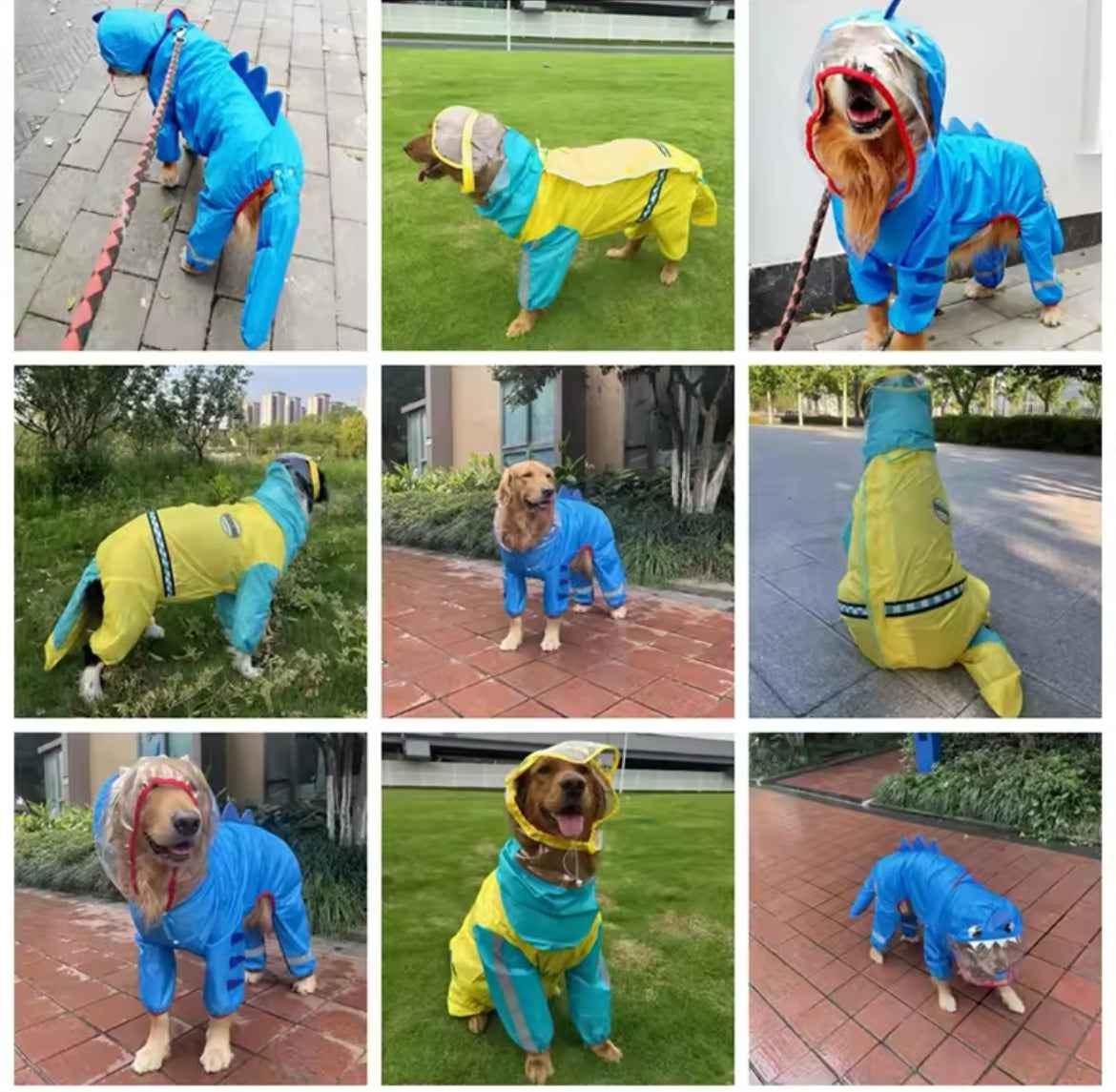 Vancouver Dog Rain Jacket | Waterproof Dog Jacket for Large Dogs