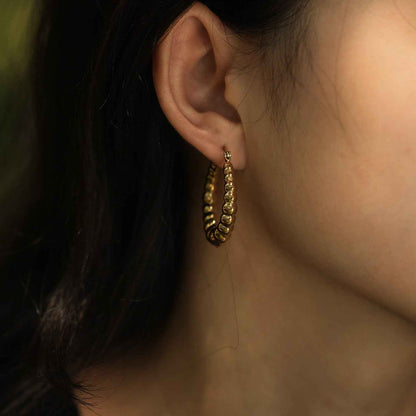 ANYA 72201G Croissant Hoops Gold