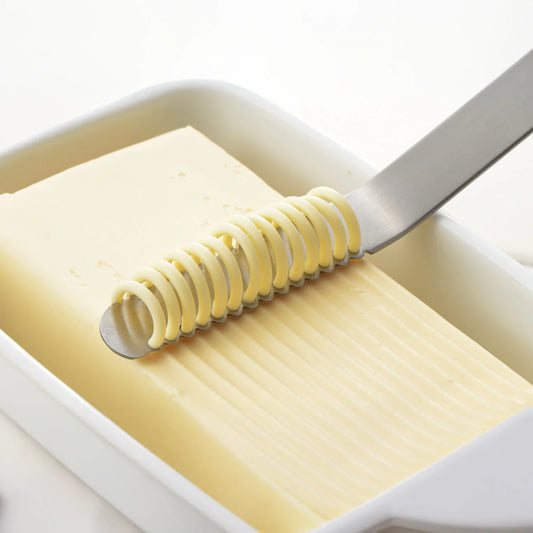 Eatoco Nulu Butter Knife – Japanese Stainless-Steel Butter Curler & Spreader