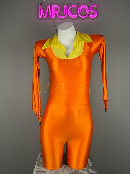Anime Cat's Eye Cosplay Costume Spandex Full Bodysuit Jumpsuit