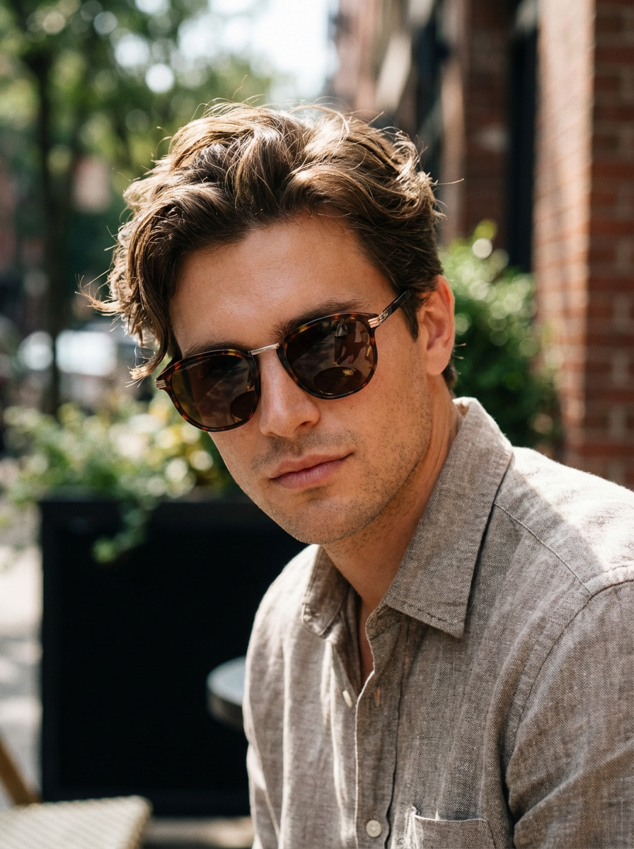 Roan – Retro Round Sunglasses | Bolero Eyewear