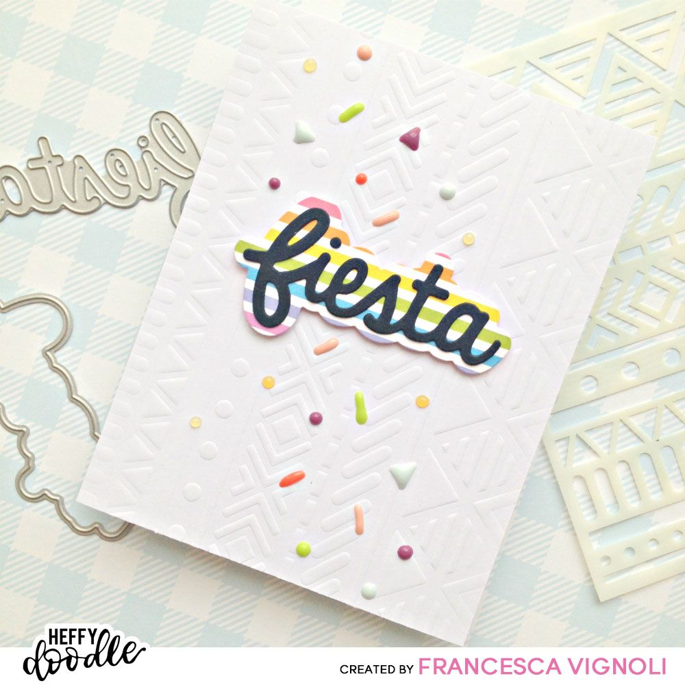 Fiesta Time Stencil