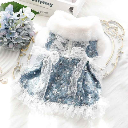 Sequin Dog Party Dress | Pet Dress