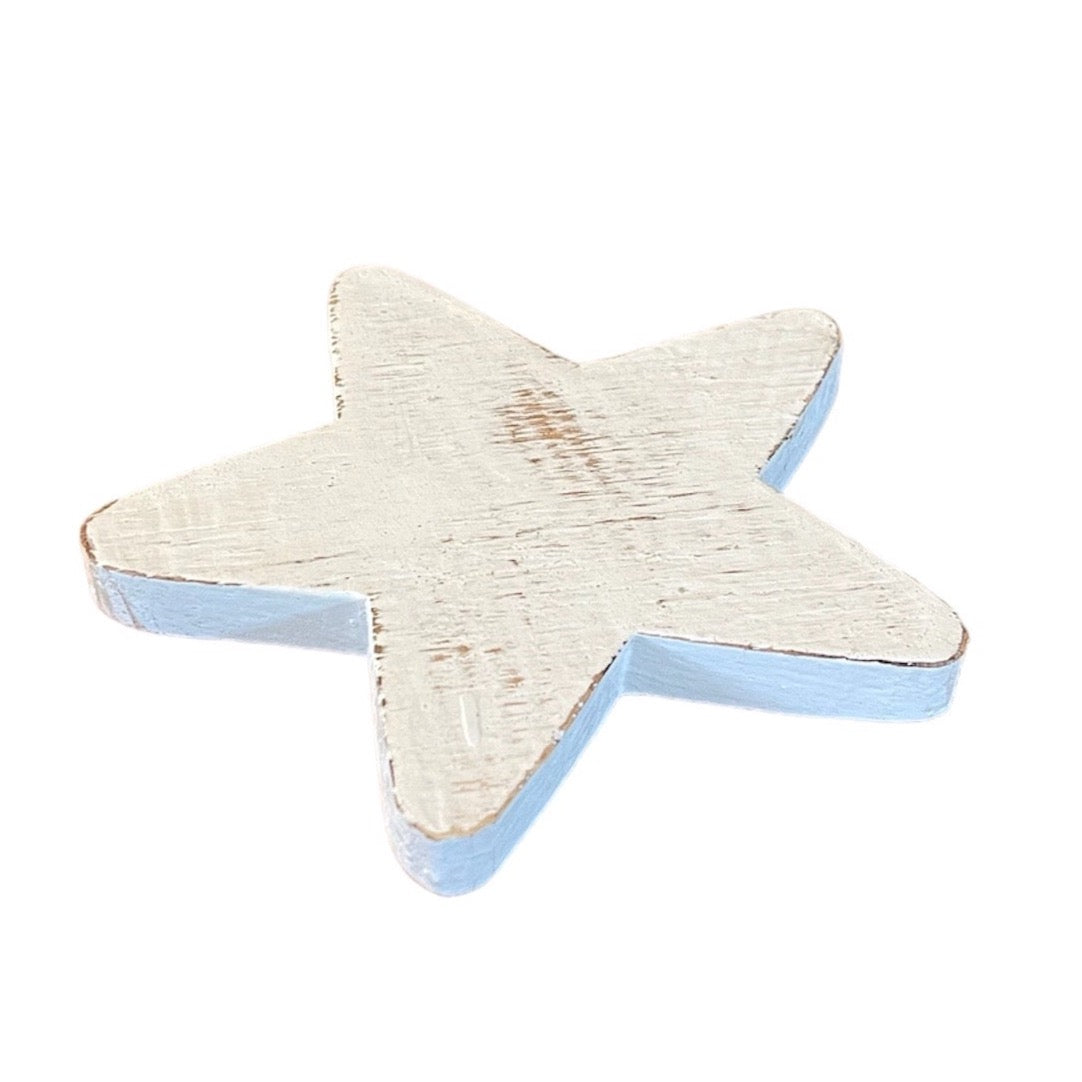 Wooden Flat Star Decoration