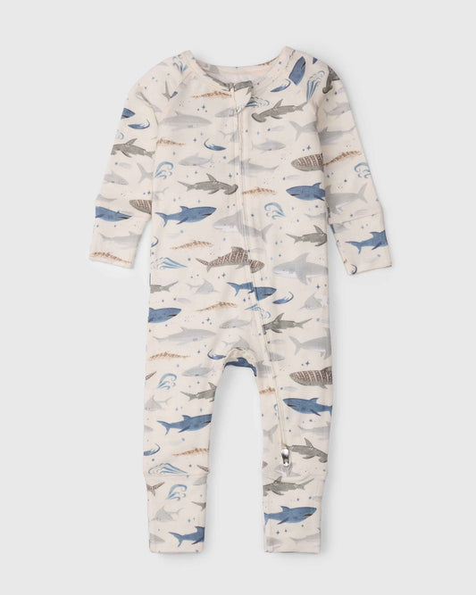 Baby Sleeper TENCEL™ - Smiley Sharks