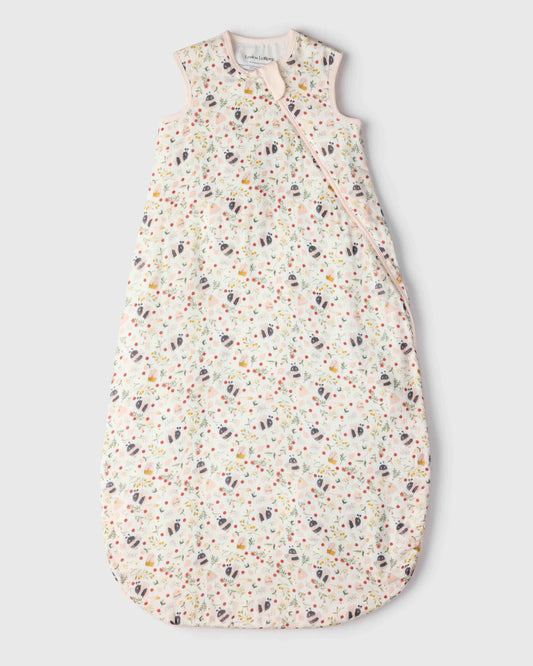 Baby Bamboo Muslin Sleep Sack 0.5 TOG - Bumble Bees