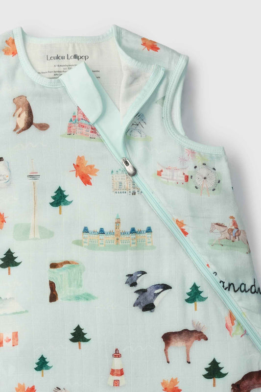 Baby Bamboo Muslin Sleep Sack 0.5 TOG - Canada