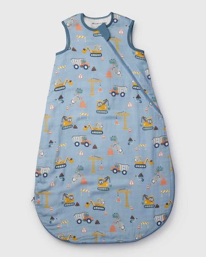 Baby Bamboo Muslin Sleep Sack 0.5 TOG - Tiny Engineers